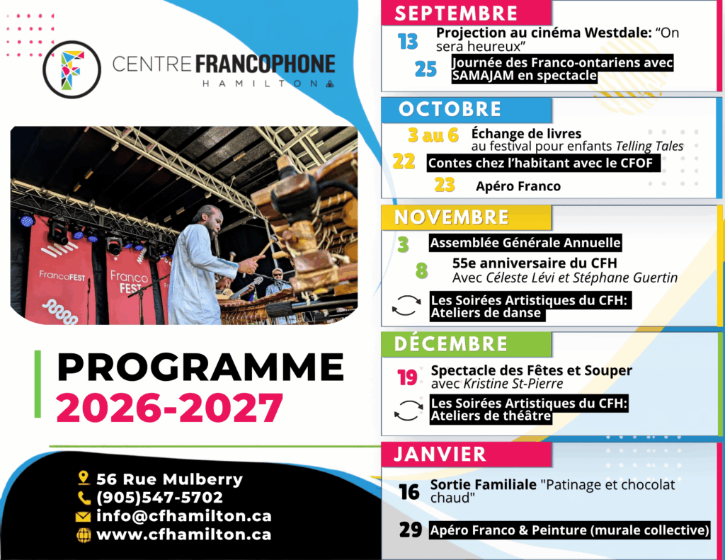 Programme CFH SAISON 2026-2027